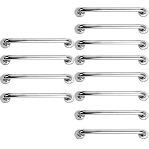 Alça Apoio 50Cm Barra Suporte Anti Queda Kit 11 Uni Idoso Gestante Cadeirante PCD Banheiro Box Anti Queda