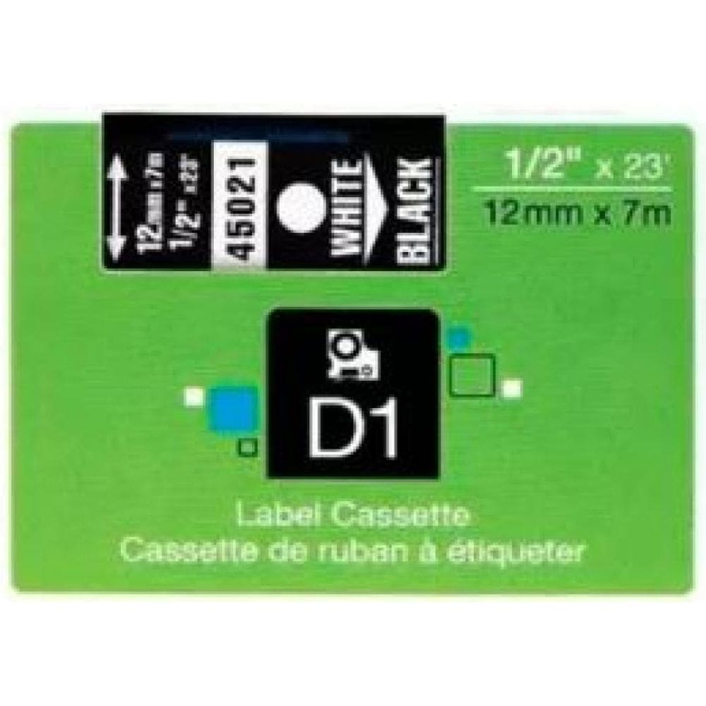 Fita para rotulador letratag 12mmx4mt plástica Branca