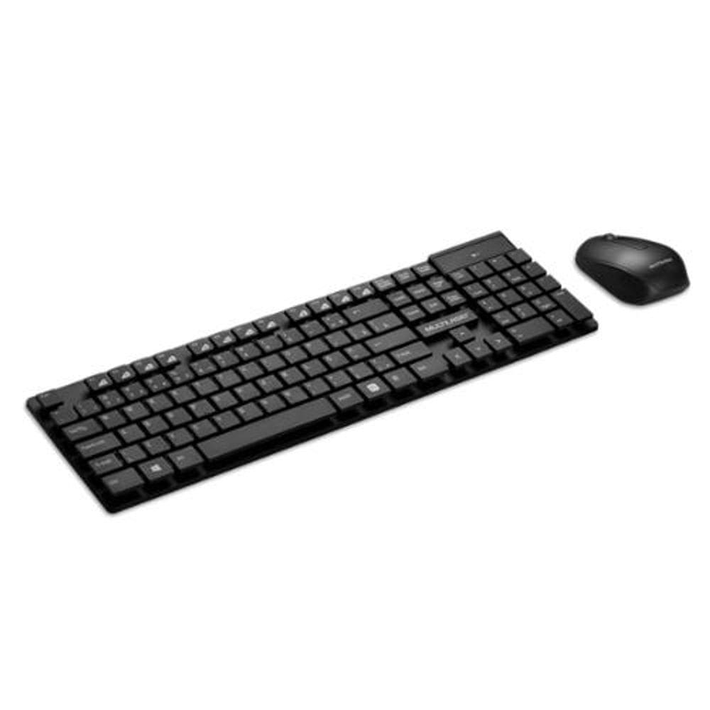 Teclado+Mouse Sem Fio USB, Preto, ABNT, TC251, MULTILASER