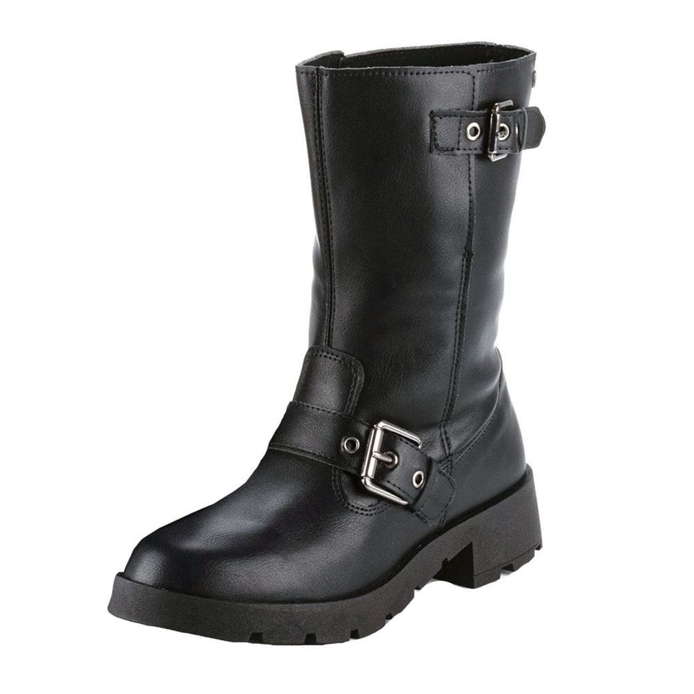 Bota Coturno Feminino Cano Médio Tratorado Biker Mississipi