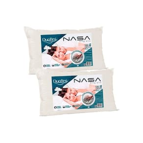 Travesseiro Viscoelástico Nasa Luxo King NN1016 Kit c/ 2 Un (90x50) - Duoflex