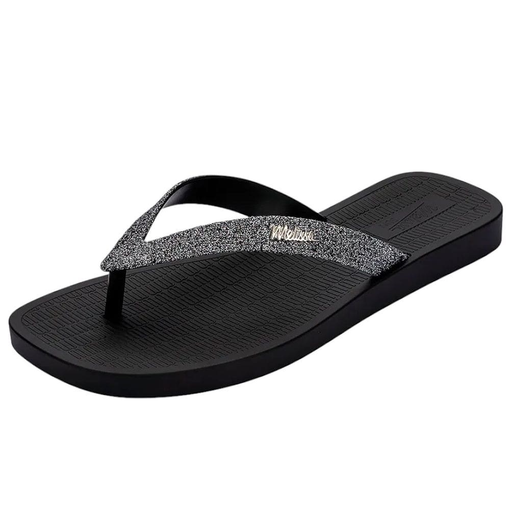 Chinelo Feminino Glitter Melissa Sun Long Beach Ii 35781