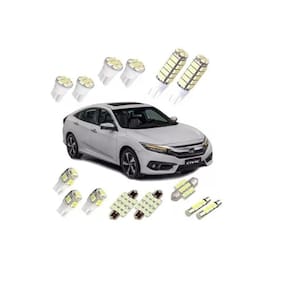 Kit Lâmpadas Led Honda New Civic G10 2017 2018 Placa Teto Ré