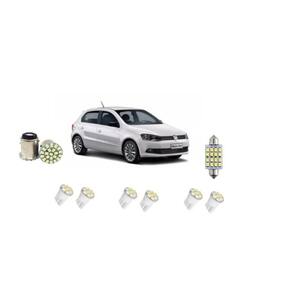 Kit Lâmpada Leds Vw Gol G6 G7 G8
