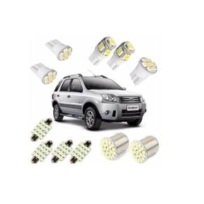 Kit Lampadas Led Ecosport Pingo Teto Placa Ré Torpedo