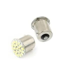 Kit 70 Lampadas Luz Ré Placa 1 Polo 22 Led 1156 Universal