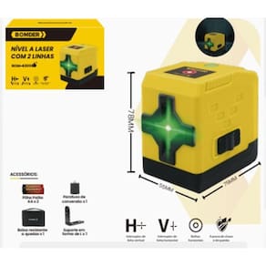 Nivel A Laser Com 2 Linhas - Bom 6209
