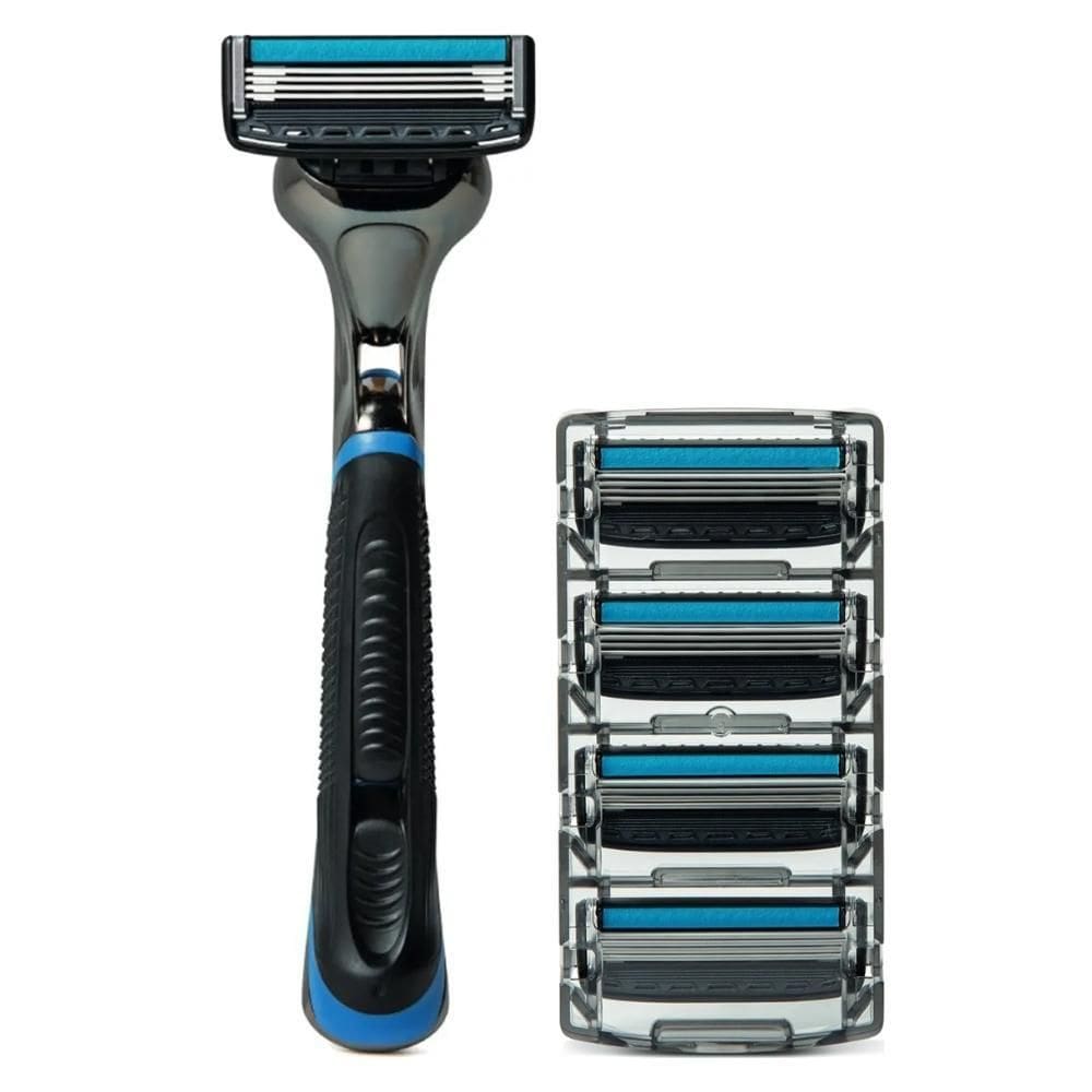 Aparelho De Barbear Dr Jones Razor 4 + 4 Recargas