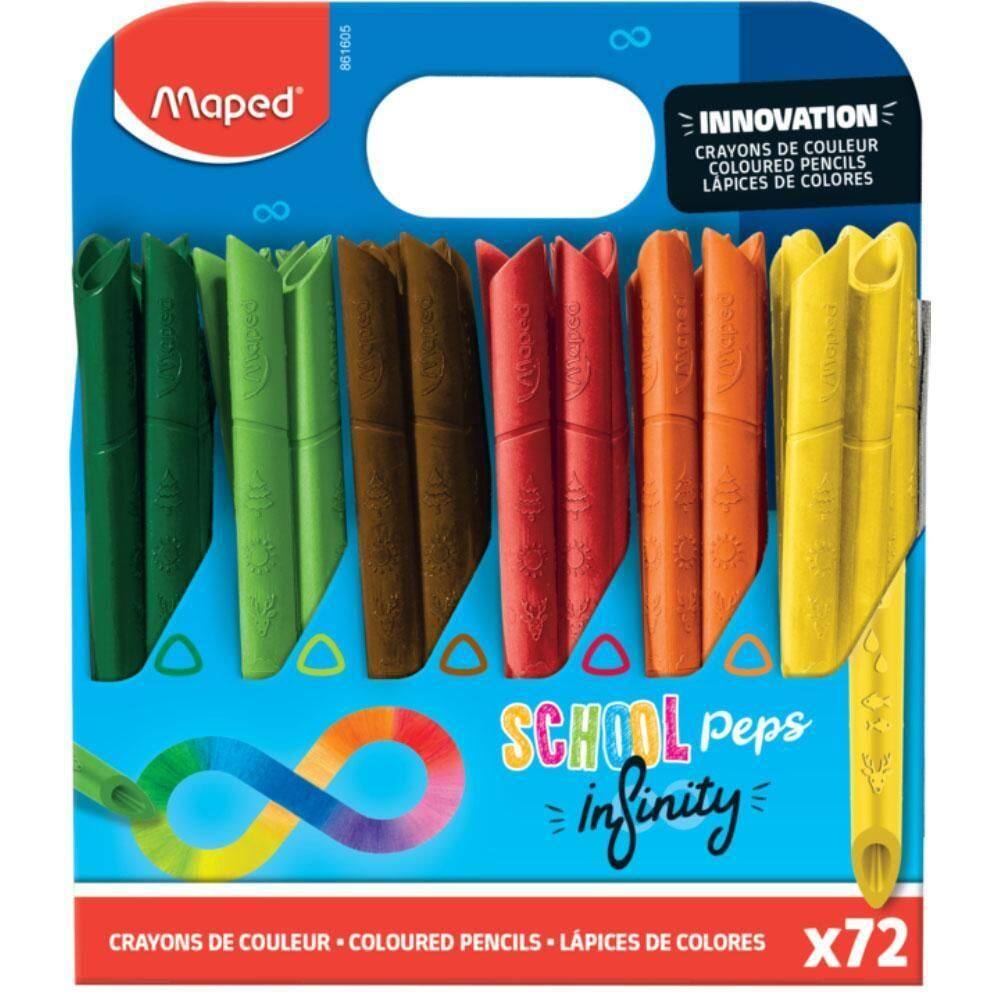 Lápis De Cor 72 Cores Color`Peps Infinity School Maped