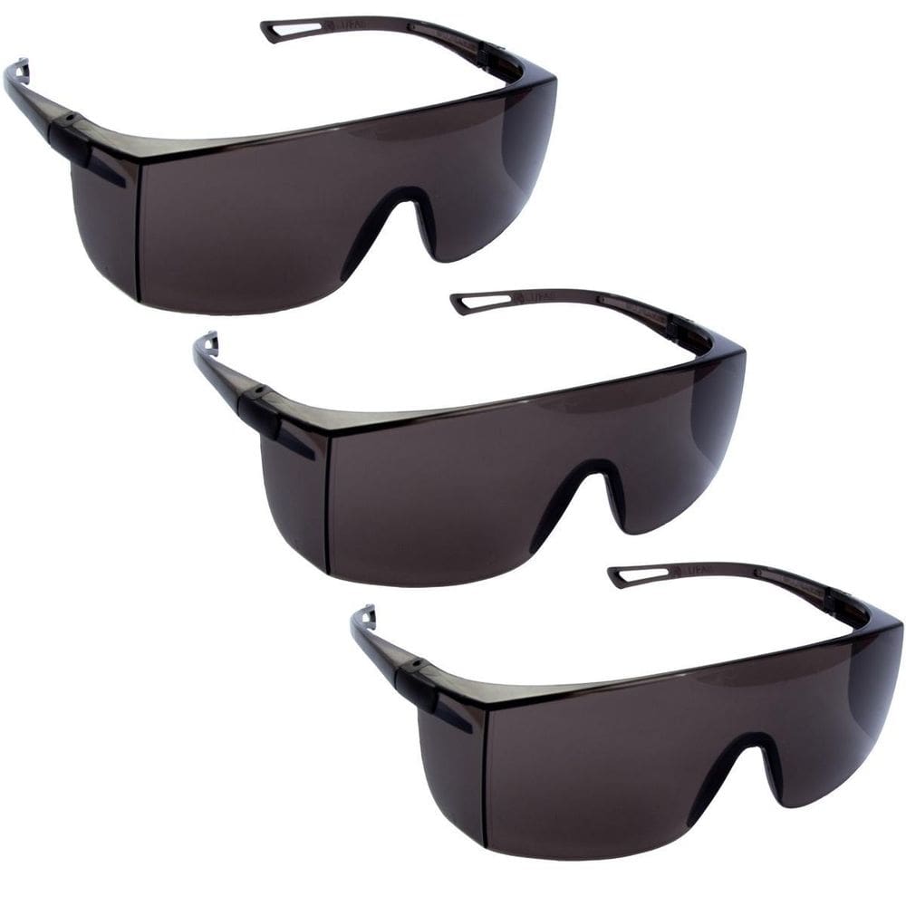 Óculos De Segurança Proteção Fumê Evolution Pro Kit 03 Un