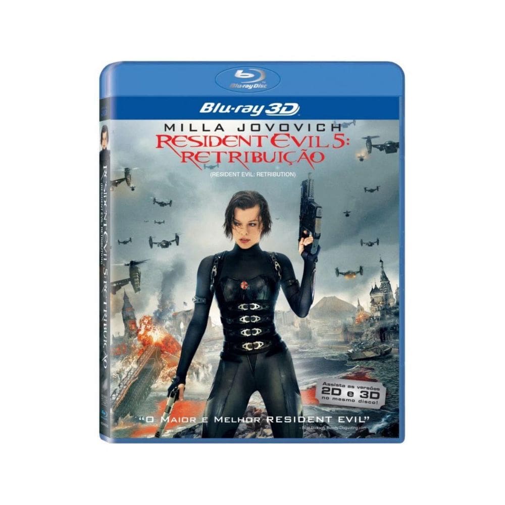 Resident Evil 5 Retribuição - 3D E 2D Blu-Ray - 2012