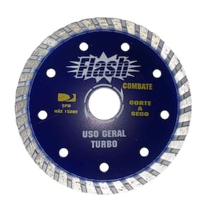 Disco Diamantado Flash Turbo Uso Geral 110 X 20Mm Diametalic