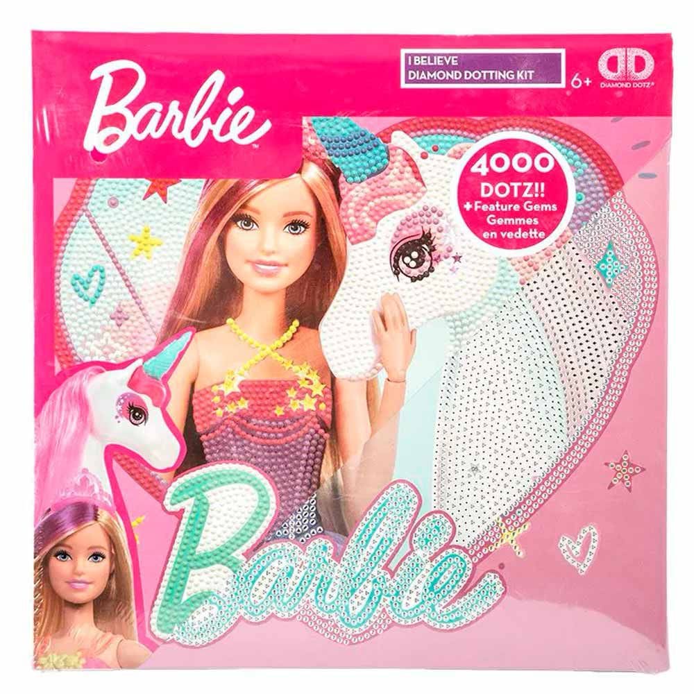 Conjunto de Artes Infantil - Dotzies Barbie - Box I Believe - Fun Divirta-se