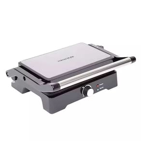 Churrasqueira Sanduicheira Grill Smart em Aço Inox e Placas Antiaderentes 180º 127V Mimo Style