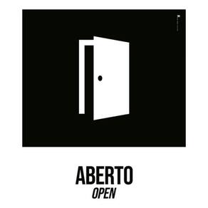 Kit 3 Placas Desenho - Aberto Open