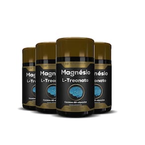4X Magnesio Treonato 60Caps Hf Suplementos