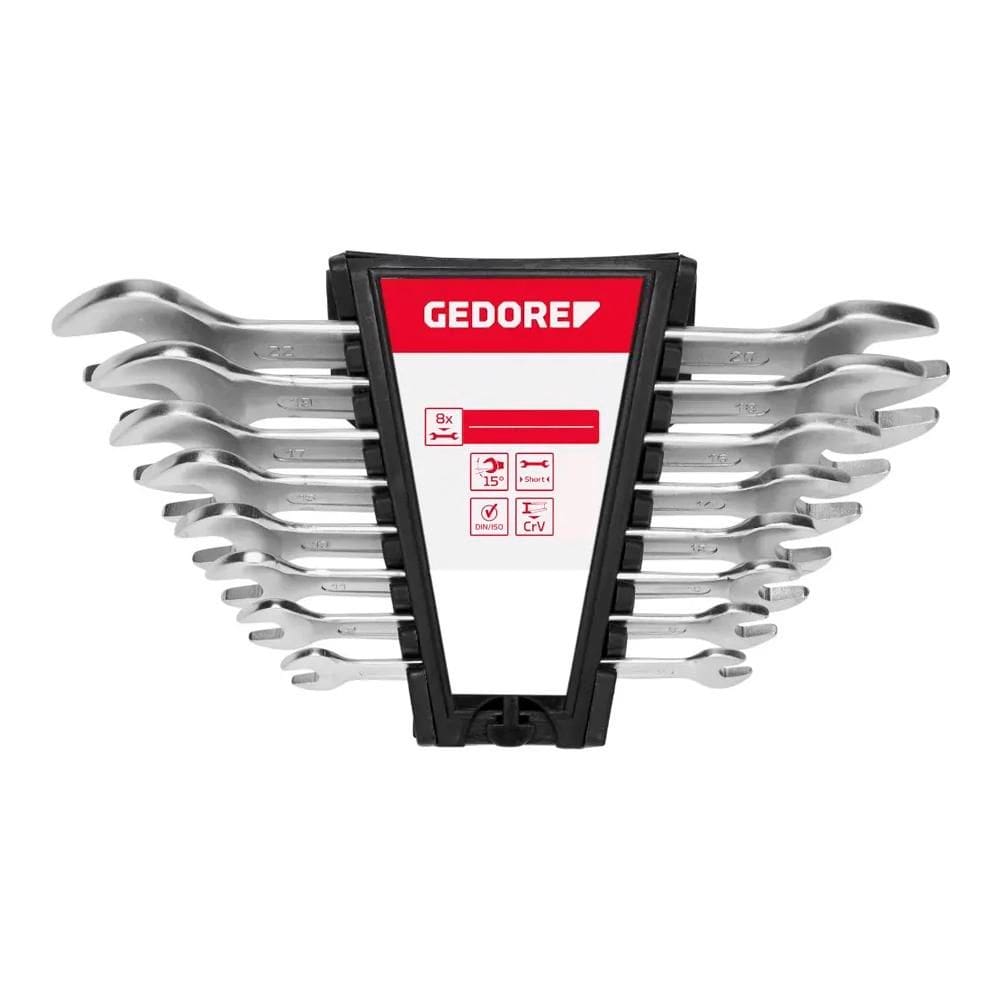 Jogo de Chaves Fixas 1/4" à 1.1/4" 8 Peças - Gedore Red 3365214