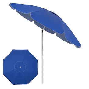 Guarda Sol Bagum Top 2,4m Alumínio Articulado Azul - 12102 Belfix