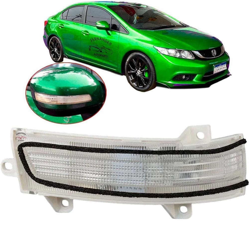 Seta Pisca Retrovisor Direito New Civic