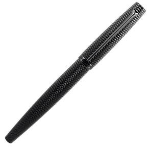 Caneta Tinteiro Diplomat Viper Black Guilloche F