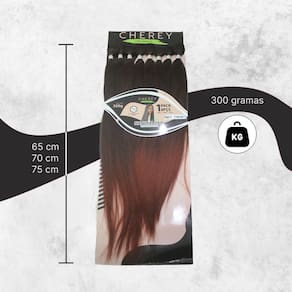 Cabelo Yaki Fibra Organica Lisa para Entrelace 300g 65-70-75