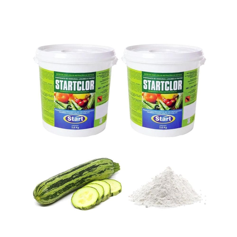 Desinfetante Sanitizante G Verduras Legumes E Frutas Kit 2