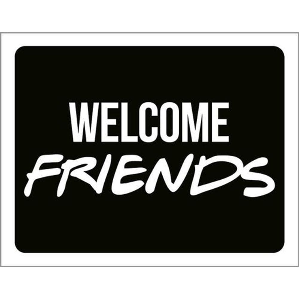Kit 3 Placas Welcome Friends