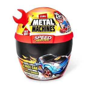 Capacete Surpresa Metal Machines Speed Hero 20 Peças 8718