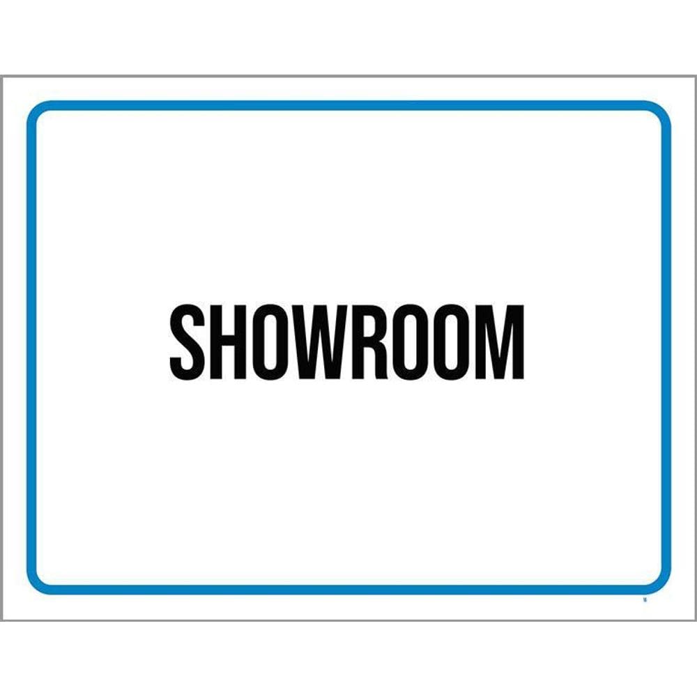 Placa Ambiente Sinalização - Showroom 36X46