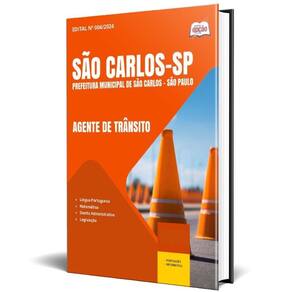 Apostila Prefeitura De São Carlos Sp 2024 - Agente Trânsito