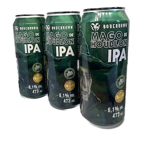 Kit 3 Cervejas Mago De Houblon Latão 473Ml Ipa Bodebrown