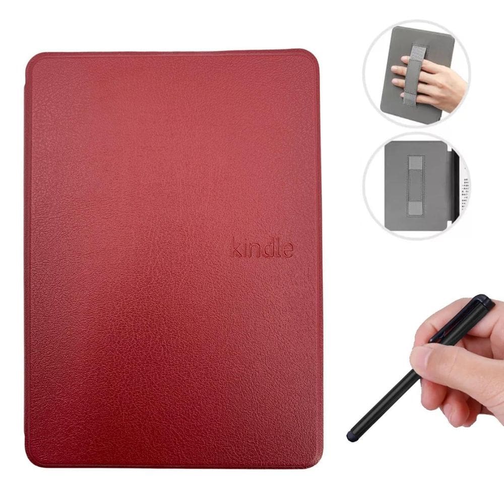 Capa C Alça Para Kindle 12 Geração Rs23Cv 6.0+ Caneta Touch