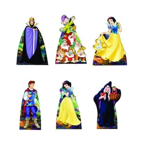 Branca De Neve Kit 6 Displays De Mesa De Decoração Mdf