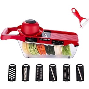 Cortador De Legumes Mandoline 10 Em 1 Profissional Fatiador