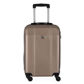 Mala De Viagem Grande Em Abs Ika Continental Cadeado Embutido Rodas Giro 360 - Champagne, G