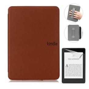 Capinha Couro Com Alça Para Kindle 12 Rs23Cv 6.0 + Película