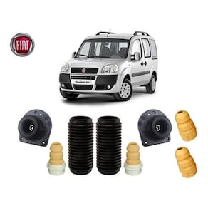4 Kit Do Amortecedor Dianteiro Traseiro Coxim Batente Coifa