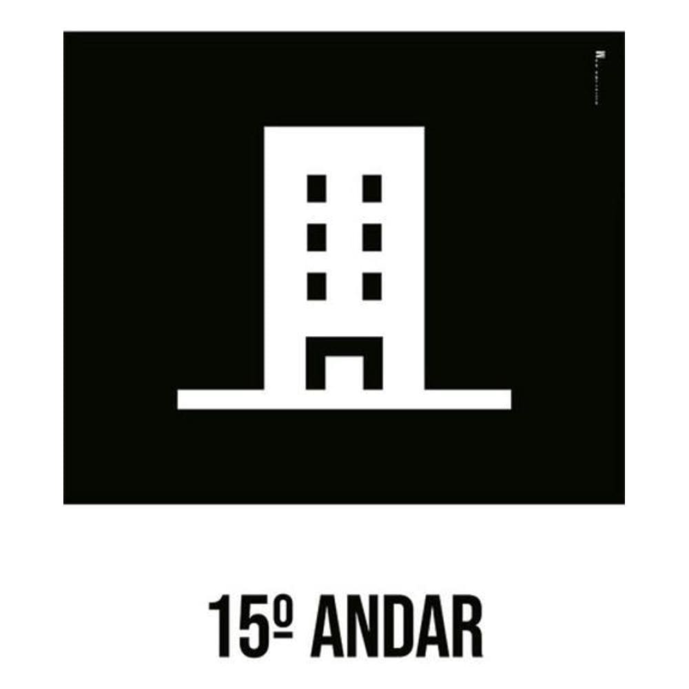 Kit 3 Placas Desenho - 15 Andar