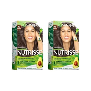 Coloraçao Nutrisse 40 Castanho / Tamarindo - Kit Com 2Un