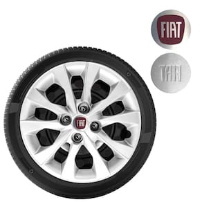 1X Calota Mobi Argo Palio Aro 14 Com Emblema 293Cb