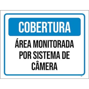 Placa Cobertura Monitorada Sistema Câmera 36X46