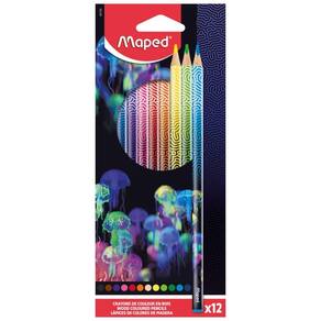 Lápis De Cor 12 Cores Deepsea Paradise Maped