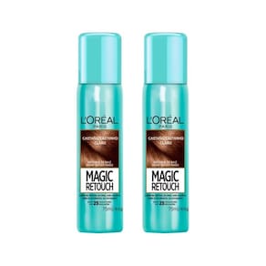 Coloraçao Loreal Magic Retouch 75Ml Spray Castanho Claro-2Un