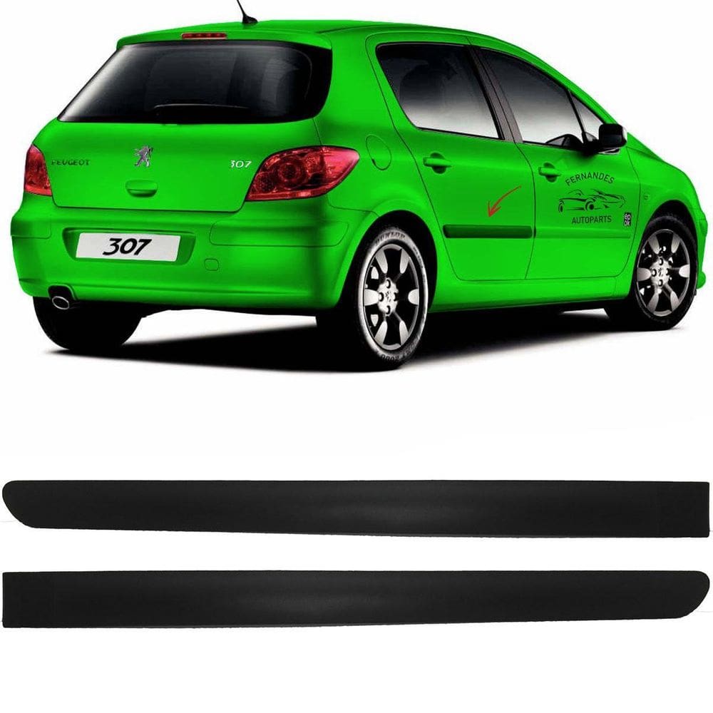 Par Friso Lateral Porta Traseira Peugeot  2004