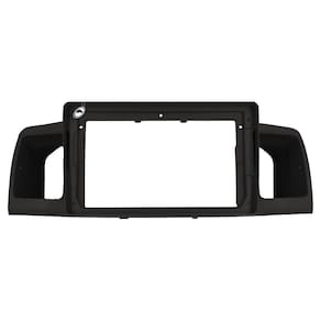 Moldura De Painel 2 Din 9 Corolla 2003 Até 2006 Preto