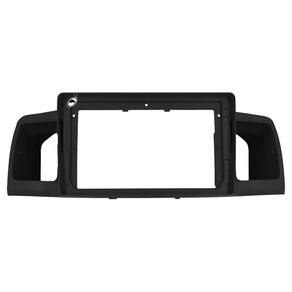 Moldura De Painel 2 Din 9 Corolla 2003 Até 2006 Preto