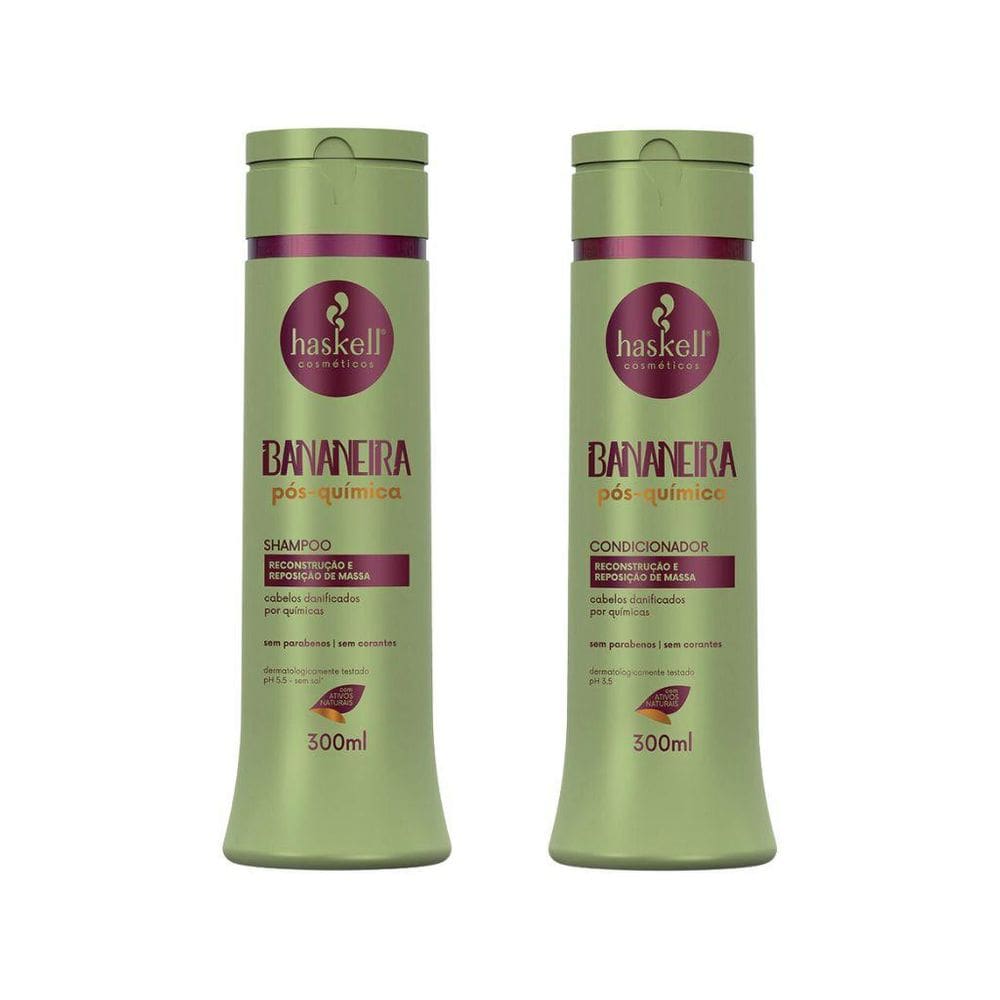 Kit Shampoo + Condicionador 300Ml Bananeira