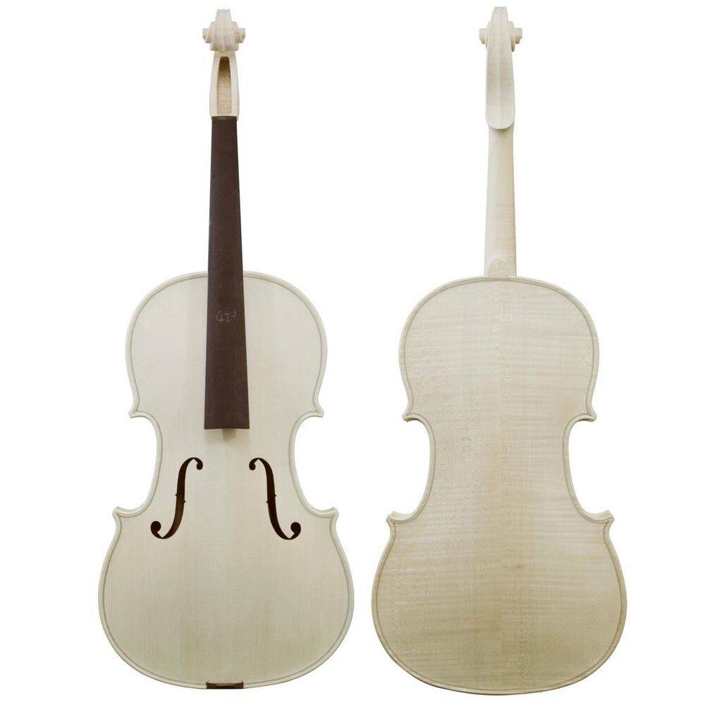 Viola De Arco Inacabada Feita À Mão Tam 40