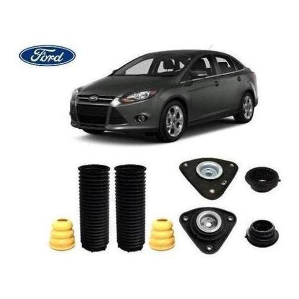 Kit Coxim Batente Dianteiro New Focus Sedan 2014 2015 2016 2017 2018 2019