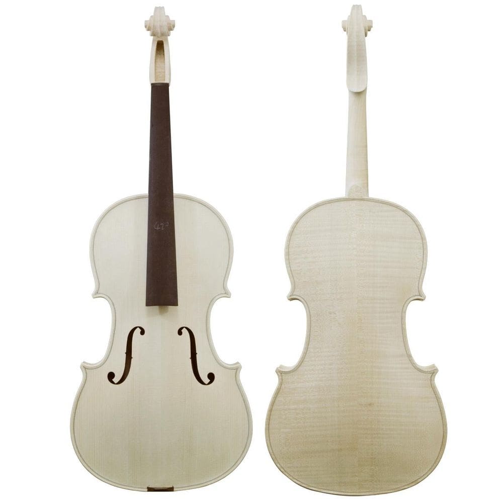Viola De Arco Inacabada Feita À Mão Tam 40